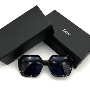 NIB-Christian Dior DiorMidnight Tortoise Sunglasses